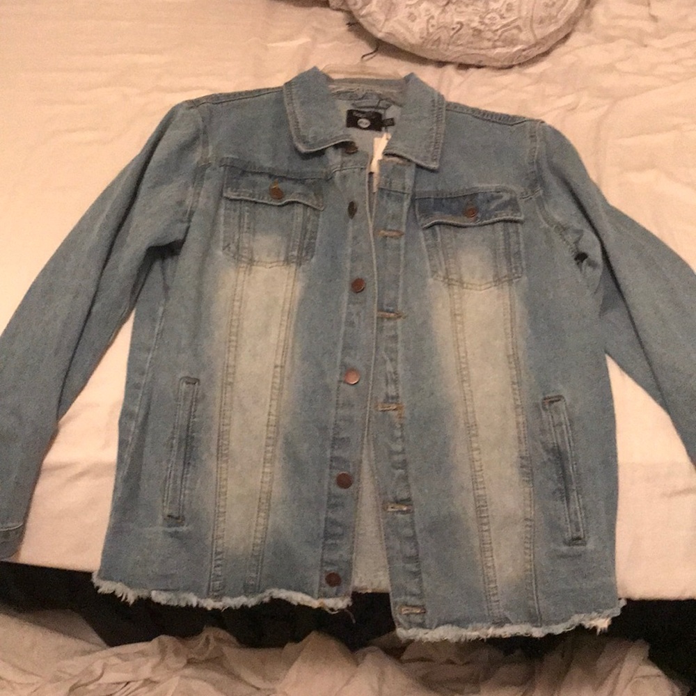 NWT oversized Jean jacket